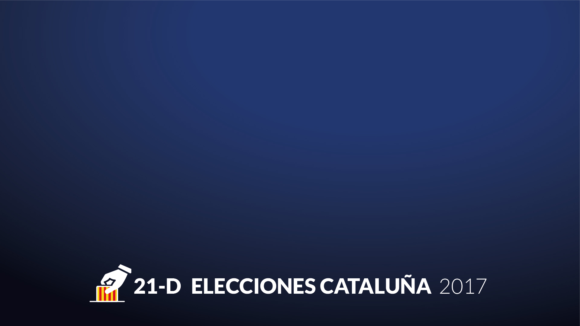 Streaming grafismo tv elecciones cataluña