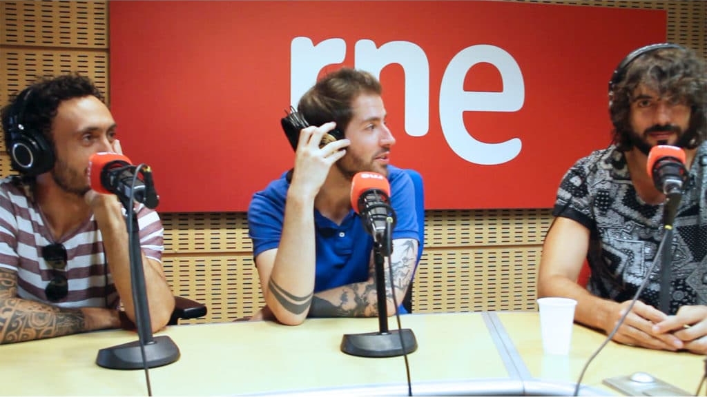 Izal en Equilibristas - Radio3 presentado por Andrea Briongos, Gonzalo Dacuña y Cele Díaz